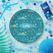 Assiettes En Carton MCM Diamond Head Fireworks Party (Fête)