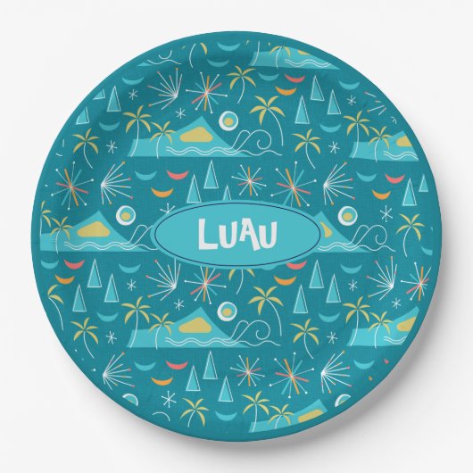 Assiettes En Carton MCM Diamond Head Fireworks Party (Devant)