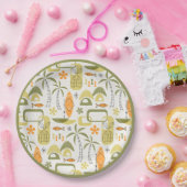 Assiettes En Carton MCM Hawaiian Village (Fête)