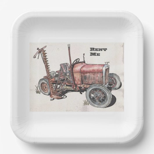 Assiettes En Carton Me louer (Recto)