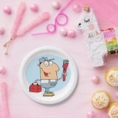 Assiettes En Carton Mécanique du dessin (Fête)