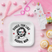 Assiettes En Carton Mecs Pour Comme Harris Man White Dudes Pour Harris (Fête)