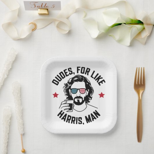 Assiettes En Carton Mecs Pour Comme Harris Man White Dudes Pour Harris (Mariage)