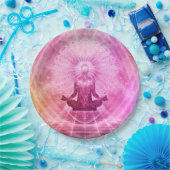 Assiettes En Carton Médiation du yoga (Fête)