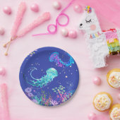 Assiettes En Carton Méduse Extraordinaire sous l'eau (Fête)