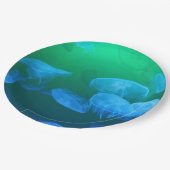 Assiettes En Carton Méduses transparentes (Angle)