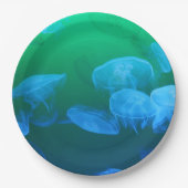 Assiettes En Carton Méduses transparentes (Devant)