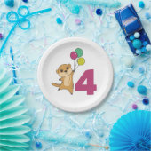 Assiettes En Carton Meerkat Balloons d'anniversaire Enfants Plaques de (Fête)