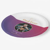 Assiettes En Carton Meilleur papa (Angle)