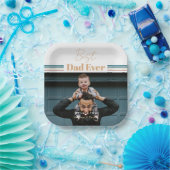 Assiettes En Carton Meilleur papa jamais Nous t'aimons (Fête)