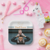 Assiettes En Carton Meilleur papa jamais Nous t'aimons (Fête)