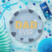 Assiettes En Carton Meilleur papa toujours mignon Fête des pères (Fête)