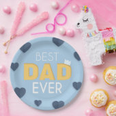 Assiettes En Carton Meilleur papa toujours mignon Fête des pères (Fête)