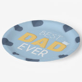 Assiettes En Carton Meilleur papa toujours mignon Fête des pères (Angle)