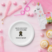 Assiettes En Carton Meilleure conception Greyhound sur mesure (Fête)