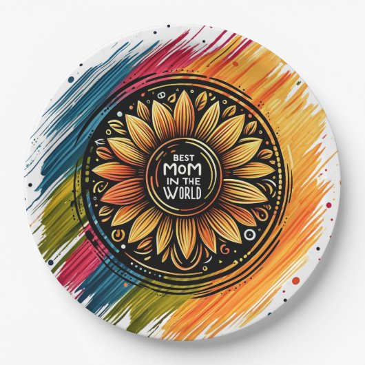 Assiettes En Carton Meilleures plaques de fête (Devant)