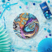 Assiettes En Carton Mélange coloré (Fête)