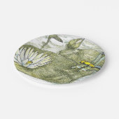 Assiettes En Carton Mélange Papier Dragonfly 7" & Lilly Pad (Angle)