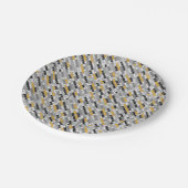 Assiettes En Carton Mélange serré. (Angle)