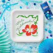 Assiettes En Carton Mele Kalikimaka (Fête)