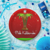 Assiettes En Carton Mele Kalikimaka Palm Tree pour Noël (Fête)
