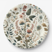 Assiettes En Carton Melody Meadow (Devant)