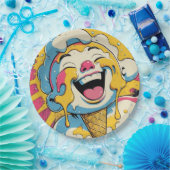 Assiettes En Carton Melting Joy – Ice Cream Pop Art Explosion (Fête)