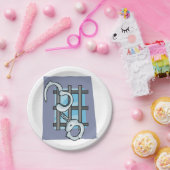Assiettes En Carton Menottes de prison (Fête)
