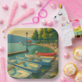 Assiettes En Carton Menthon Saint Bernard (Fête)