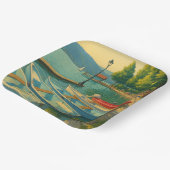 Assiettes En Carton Menthon Saint Bernard (Angulaire)