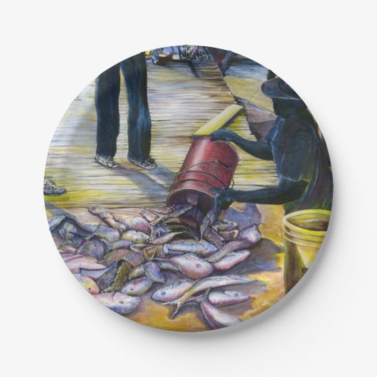 Assiettes En Carton Menu du jour, Harbour Island, Bahamas (Devant)