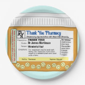 Assiettes En Carton Merci (Devant)