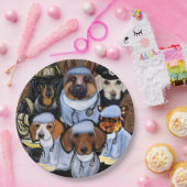 ASSIETTES EN CARTON MERCI (Fête)