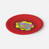 Assiettes En Carton Merci (Angle)