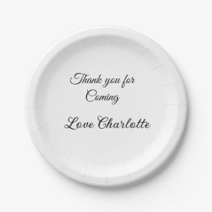 Assiettes En Carton merci de venir ajouter un message texte