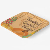 Assiettes En Carton Merci, Grâces, Béni (Angulaire)