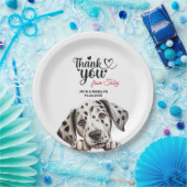 Assiettes En Carton Merci Mariage dalmate (Fête)