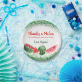 Assiettes En Carton Merci Melon Sweet Watermelon Anniversaire (Fête)