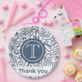 Assiettes En Carton Merci Napkin (Fête)