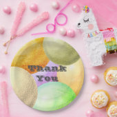 Assiettes En Carton Merci Pastel Circles Fête Appréciation (Fête)