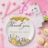 Assiettes En Carton Merci Pour L'Abeille Ici Plaque (Fête)
