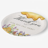Assiettes En Carton Merci Pour L'Abeille Ici Plaque (Angle)