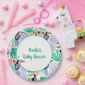 Assiettes En Carton Merci Tropical Toucan Bird Baby shower (Fête)