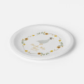 Assiettes En Carton Mère Goose Nursery Rhyme Tournesol (Angle)