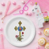 Assiettes En Carton Mère MAry (Fête)