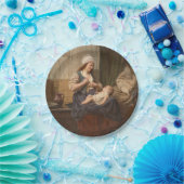 Assiettes En Carton Mère tenant son enfant (par Rudolf Jordan) (Fête)