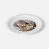 ASSIETTES EN CARTON MERLIN FALCON OISEAU DE PREY (Angle)