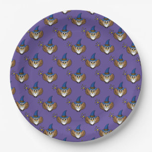 Assiettes En Carton Merlin mignon, sortilège