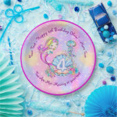 Assiettes En Carton Mermaid 4e anniversaire Modifier Modifier Modifier (Fête)