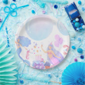 Assiettes En Carton Mermaid Birthday (Fête)